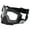 Clear, variant on Birdz Eyewear Toucan Motorcycle ATV UTV Motocross Ski Padded Goggles with Detachable Nose Guard Black Frame