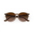 thumbnail image 3 of Ray-Ban Sunglasses with Non-Polarized Lens and Sun Protection, Brown Gradient/Opal Beige, Size 53, 3 of 7