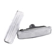 thumbnail image 1 of 1 Par de Lámparas Repetidoras Laterales de Señal con Lente Blanca de Repuesto para (TODOS LOS MODELOS) 1997-2003 Zulema Luces repetidoras de marcador lateral, 1 of 7