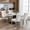 Beige, variant on Set of 2 Velvet Upholstered Dining Chairs – Tufted Solid Wood, Chrome Legs, Nailhead Trim, Blue