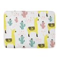 thumbnail image 1 of JSDART Lama Lamma Cactus and Childish Great Baby Pattern Abstract Alpaca Doormat Floor Rug Bath Mat 23.6x15.7 inch, 1 of 1