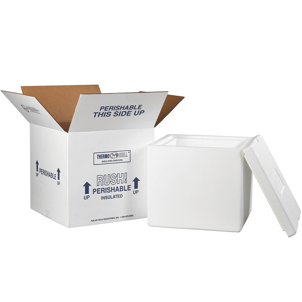 The Packaging Wholesalers Insulated Shipping Kits 12" x 12" x 11 1/2
