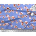 thumbnail image 2 of Soimoi Tissu Popeline de Coton Imprimé Floral Fleur 1 Yard 42 Pouces de Large, 2 of 5