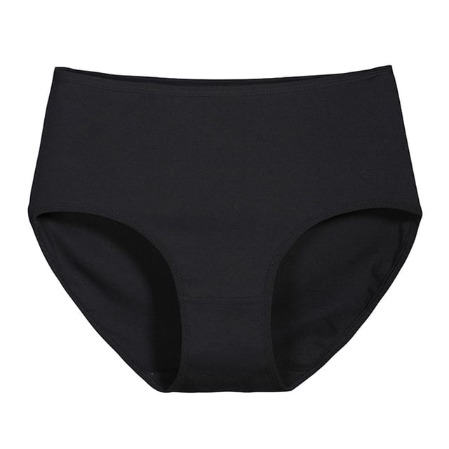 Tummy Control Underwear, High Rise Full Coverage Briefs for Plus Size Women, Smoothing Shapewear for Daily Comfort and Confidence. Black L