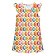 thumbnail image 4 of Easter Dresses For Girls Bunny Egg Print Sleeveless Cute Holiday Party Outfit Easter Egg Fillers, 4 of 4
