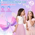 thumbnail image 4 of Bubble Wands Britik - Luz LED y música para niños y niñas, color morado, 4 of 9