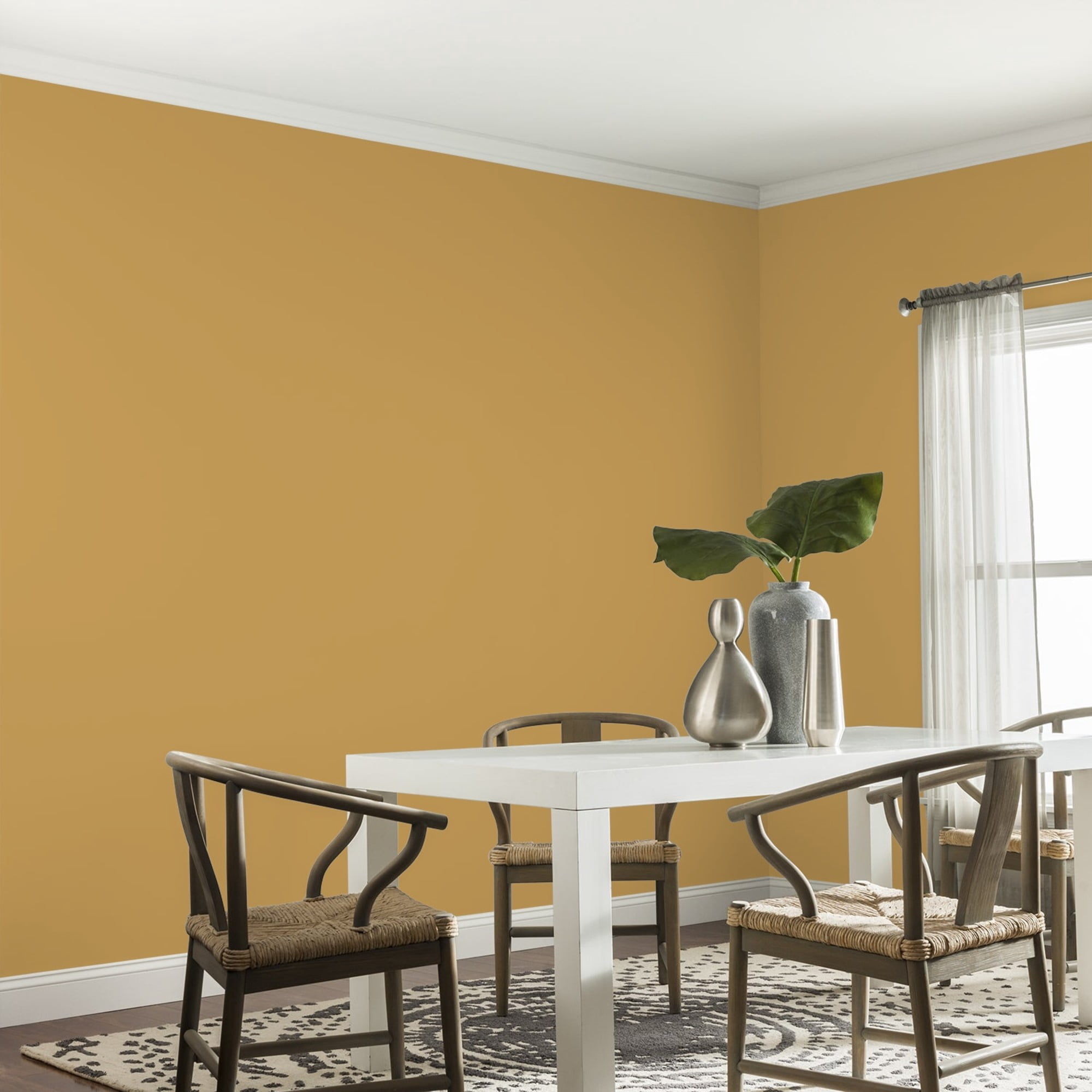 Glidden HEP Amaretto Sours / Yellow, Eggshell Interior Paint with Primer, 1 Quart