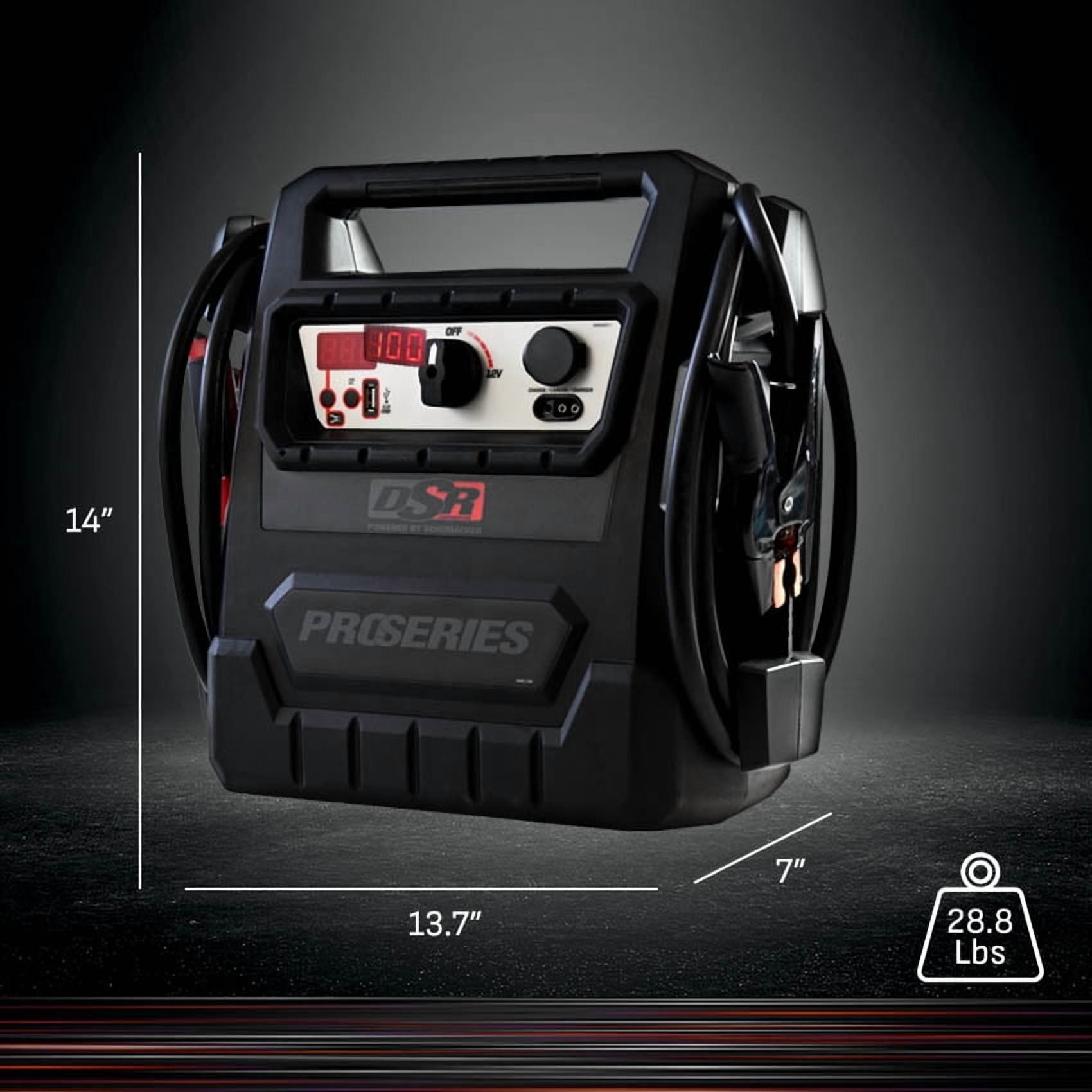 Schumacher Electric DSR Pro 4000A Heavy-Duty Car Battery Jump Starter & Portable Power Station, For 12V Automotive & Marine Batteries, DSR159