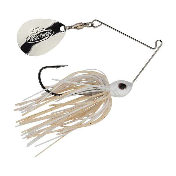 Berkley Power® Blade Standard, Spinnerbaits, White/Silver (1 Count)