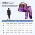 thumbnail image 4 of Sikiie Closeup Honeybee on Flower Mens Pajama Set, Soft Warm Long Sleeve Sleepwear, Cozy Button-Down Pjs for Men-Small, 4 of 7