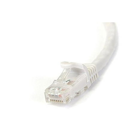 - 25ft White Cat5e Networking RJ45 Ethernet Patch Cable Xbox \ PC \ Modem \ PS4 \ Router