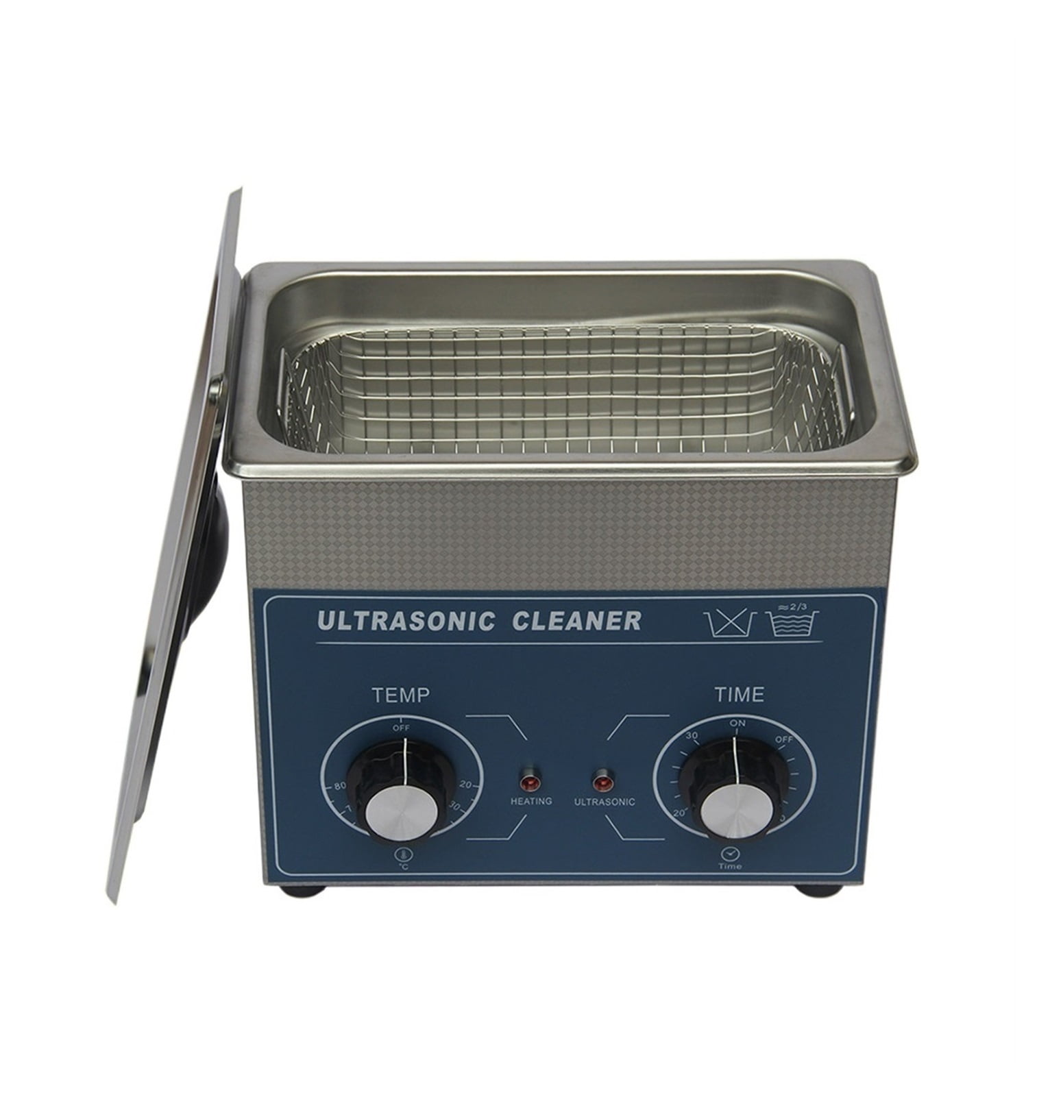 120W Heater&timer Ultrasonic Cleaner Bath 3L 40KHZ For Small Parts With Basket ,Strong Cleaning