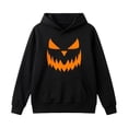 thumbnail image 5 of KHONTS Halloween Sweatshirts for Women Retro Pumpkin Classic Hoodies Fashion Cute Oversized Long Sleeve Fall Tops Black XS, 5 of 5
