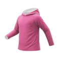 thumbnail image 7 of BOVXNPU Boys Long Sleeve T-Shirts Solid Long Sleeve Hooded Sun Protection Shirt Broken Cuff Summer Tops, 7 of 7