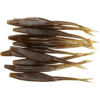 Zoom Super Tube 3.75'' Green Pumpkin 8pk - Walmart.com
