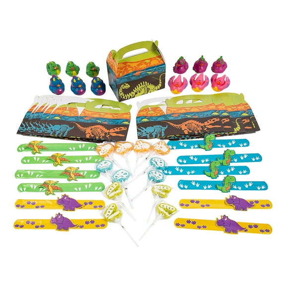 Dinosaur Party Favor Kits for 12, Toys, Party, 48 Pieces