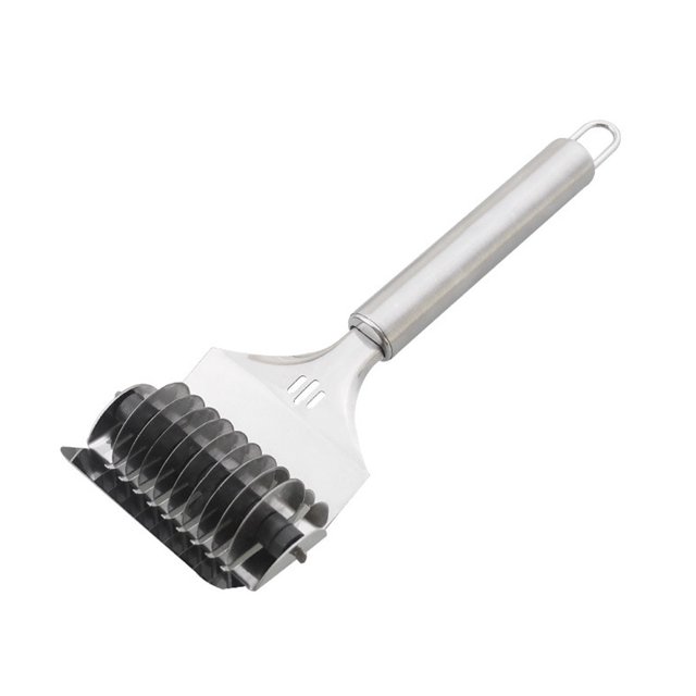 Cateissary Máquina de prensado con mango antideslizante, utensilio de cocina para hacer Pasta, espagueti, cuchillo para cortar fideos, sección Cocina y Comedor