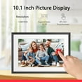 thumbnail image 5 of 32GB 10.1 Inch WiFi Digital Picture Frame with 1280x800 HD IPS Touch Screen, Send Photo or Videos via App or Email,Support USB Drive/SD Card Extend Storage,Auto-Rotate,Wall Mountable, 5 of 10
