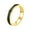 Gold Plated Black, variant on Women's Stainless Steel Ring 6mm Black White Enamel Rings Engagement Wedding Band Couple Jewelry Silver Plated White Size 7