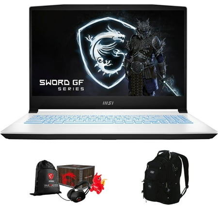 MSI Sword 15 Gaming/Entertainment Laptop (Intel i7-12650H 10-Core, 15.6in 144Hz Full HD (1920x1080), Win 11 Pro) with Loot Box , Travel/Work Backpack