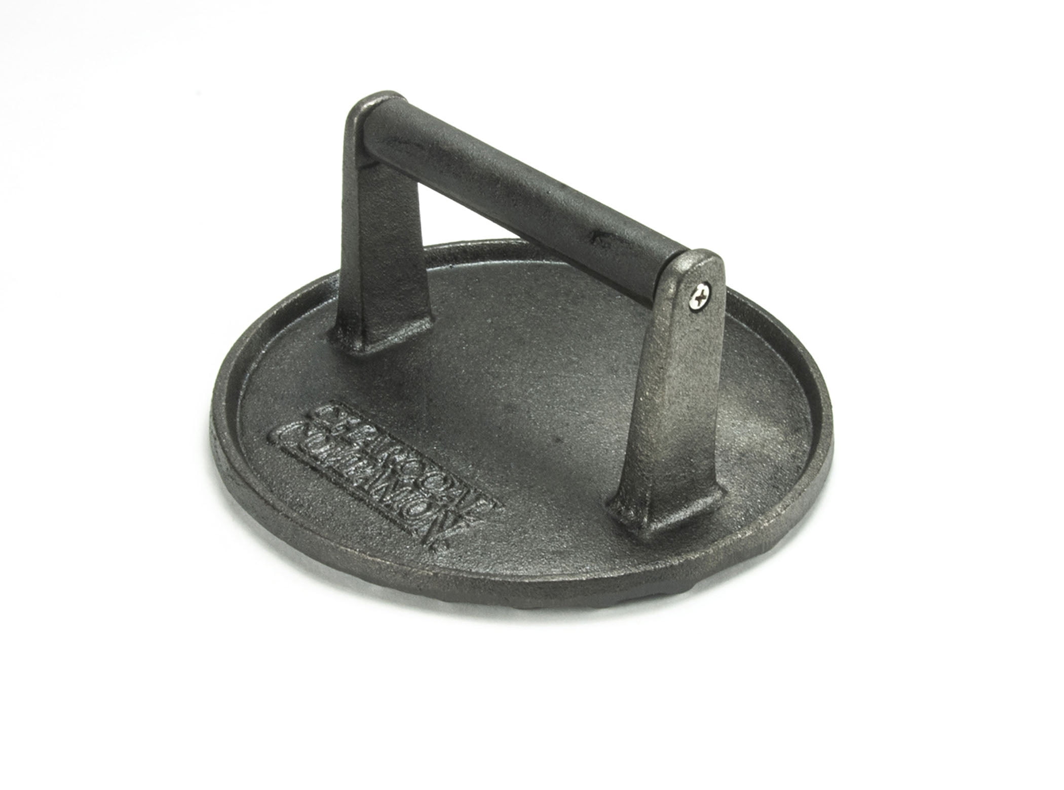 Charcoal Companion CC5023  Cast Iron 7-Inch Diameter Grill Press Round Renewed 
