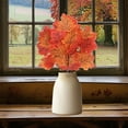 thumbnail image 5 of Eoozwa Artificial Maple Leaves Branches Faux Fall Fake Autumn Leaves for Thanksgiving Table Centerpieces Decoration, Novelty Style, 5 of 6