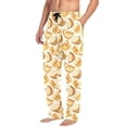 thumbnail image 6 of Cartoon Fortune Cookies Mens Pajama Pants Cotton Elastic Waistband Lounge Sleep Pajama Bottoms Pj with Pocket, 6 of 7
