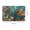 thumbnail image 3 of KLL Baroque Floral Still Life Print Front Door Mat Indoor Outdoor Entrance, Non-Slip Mat All-Weather Doormat Indoor Outdoor Rug Patio Porch Entryway Mat, 23.6''x15.7'', 3 of 7