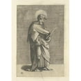 thumbnail image 3 of Marco Dente 14x18 Black Modern Framed Museum Art Print Titled - Marco Dente, Saint Philip, 3 of 5