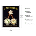 thumbnail image 2 of Le Petit Marseillais Daily Newspaper - Vintage French Advertising Poster by Leonetto Cappiello c.1911 - Fine Art Matte Paper Print (Unframed) 11x14in, 2 of 4