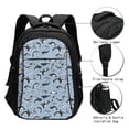 thumbnail image 3 of Cauagu Dolphins Print Travel Laptop with USB Charging Port,Extra Large Backpack College Backpack Business Work Bag Casual Daypack Perfert for Men Women, 3 of 7