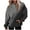 Gray, variant on Womens Fashion Hoodies Plus Size Color Block Long Sleeve Pullovers Fall Oversized Sweatshirts with Pocket