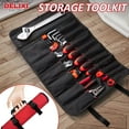 thumbnail image 2 of Tool Bag,Multifunction Roll Up Storage ToolBag,Wrench Roll bag,1680D Oxford canvas waterproof,Car First Aid Kit Roll pack, 2 of 6