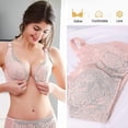 thumbnail image 4 of Sujetador Floral Secrets Comfort Rose, sujetador push-up Comfort Rose Lift, sujetador sin aros y sin costuras con cierre frontal., 4 of 5