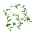 thumbnail image 4 of FRCOLOR  2 .4M Artificial Rose Vine Silk Flowers for Outdoors Petals Wedding Decor Garland Vines, 4 of 8