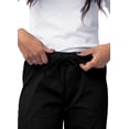 thumbnail image 4 of Sivvan Women's Scrub Set - Multi Pocket Cargo Pants & Stylish Mock Wrap Top (Available in 15 Colors), 4 of 6