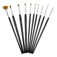 thumbnail image 4 of Paint Brushes, Artist Paint Brushes Professional Multi Purpose Long Handle Small  for Acrylic Miniature Detailing, 4 of 7