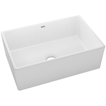 Elkay Fireclay 29-7/8 x 19-3/4 x 10-1/16 Single Bowl Farmhouse Sink White