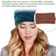 thumbnail image 3 of Sonducket Diadema de invierno para mujer, orejeras de ganchillo, motocicleta para mujer, color negro Accesorio para el cabello Hilo rojo óxido Sonducket AP009482-16B, 3 of 6
