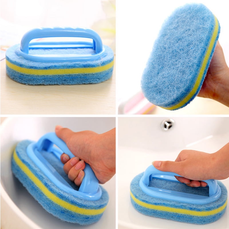 Dish Washing Cleaning Brush, Bathtub Cleaning Sponge With Long Handle