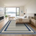 thumbnail image 3 of ODIKA 2'x3' Machine Washable Non-Slip Area Rug, Geometric Light Gray High Traffic Rug with Pad, Gray, 1039957, 3 of 8