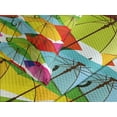 thumbnail image 4 of Ambesonne Colorful Quilted Bedspread Set 3 Pcs, Vivid Umbrella, King Size, Multicolor, 4 of 5