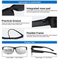 thumbnail image 6 of TINHAO Fit Over Glasses Sunglasses for Men with Hard Case, Polarized UV400 Wrap Around Prescription Glasses for Driving Fishing Hiking Golf Cycling Outdoor, 6 of 7