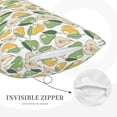 thumbnail image 3 of Naloa Fruit Pears Pillowcase, Throw Pillowcase, Wrinkle-Free, Stain-Resistant with Hidden Zipper for Bedroom Sofa-20"x30", 3 of 6