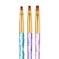 thumbnail image 3 of 3pcs t Decoraciones Pinceles DIY Tips Builder Set Zulema Cepillo de uñas de gel UV, 3 of 8