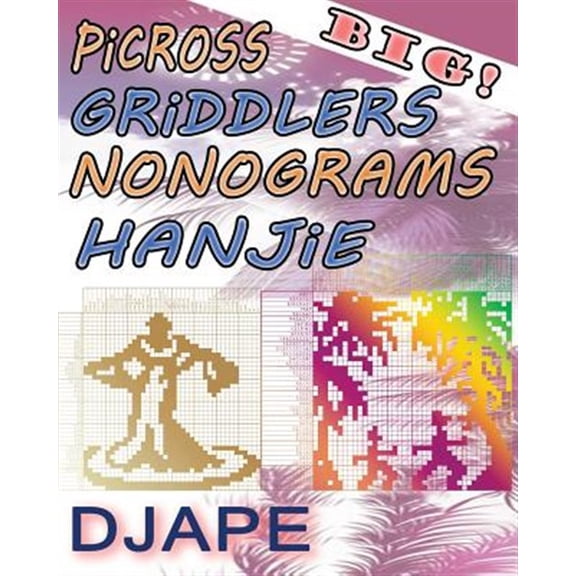 Pre-Owned BIG Picross Griddlers Nonograms Hanjie: 1 (Hanjie Books) Paperback
