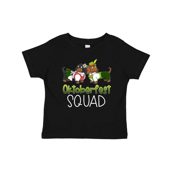 Inktastic Oktoberfest Squad- Cute Dachshunds in German Costumes Boys or Girls Baby T-Shirt
