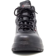 COFRA Leather Work Boots - NEW ASPHALT Treadless Footwear- Size 13,Black
