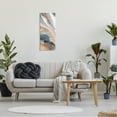thumbnail image 3 of Stupell Industries Glam & Grey Waves Abstract Painting Gallery Wrapped Canvas Art Print Wall Art, 13 x 30, 3 of 8