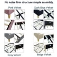 thumbnail image 6 of Zanmintaobo Upholstered Platform Bed Frame with Tufted Wingback, Twin Size, Pink, 6 of 8